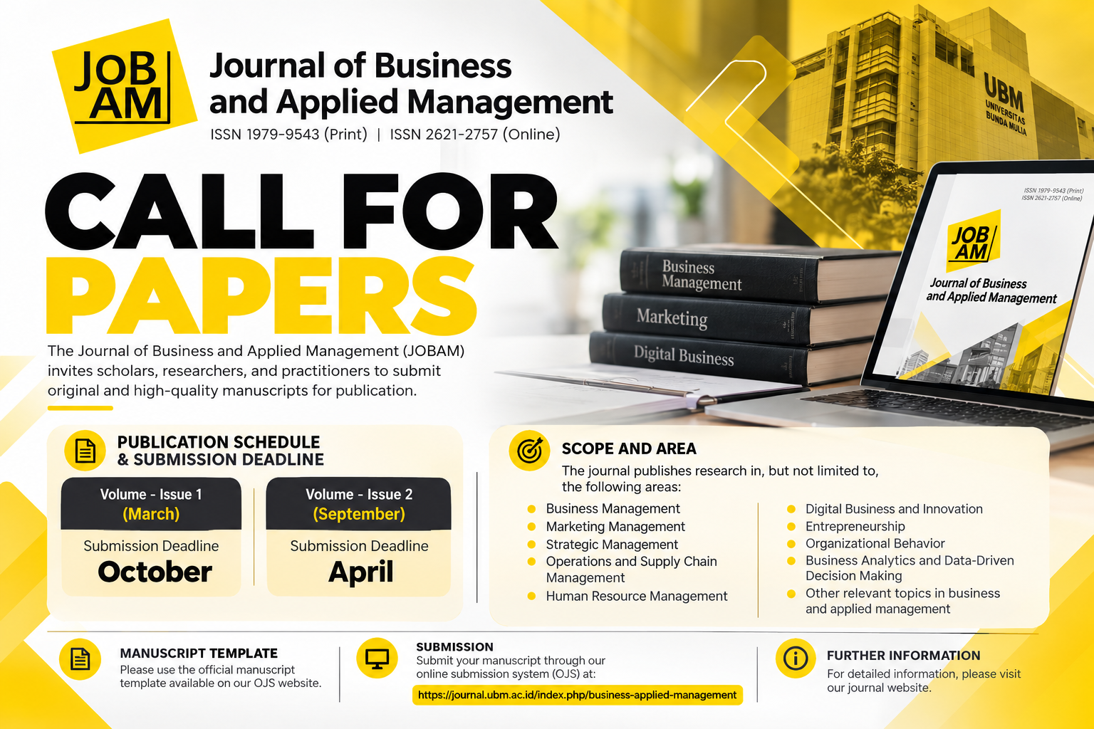 Call for Papers - Journal of Business and Applied Management